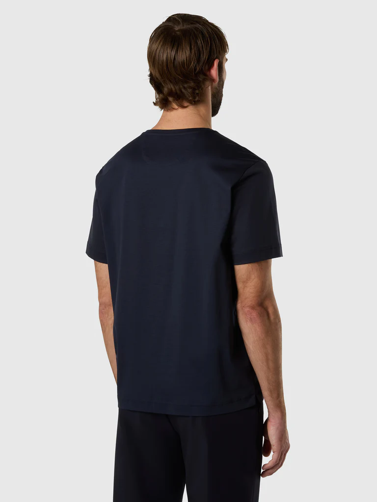North Sails T-shirt in jersey di modal blu