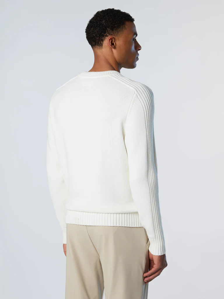 North Sails Maglione misto cotone organico panna