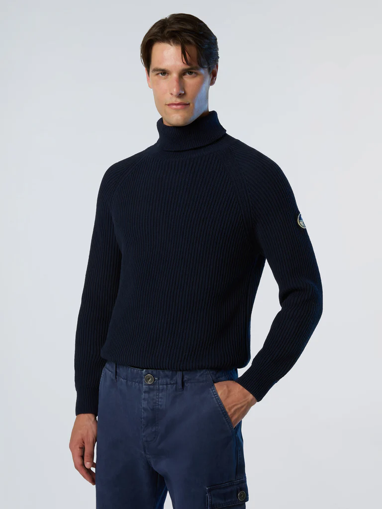 North Sails maglione dolcevita blu