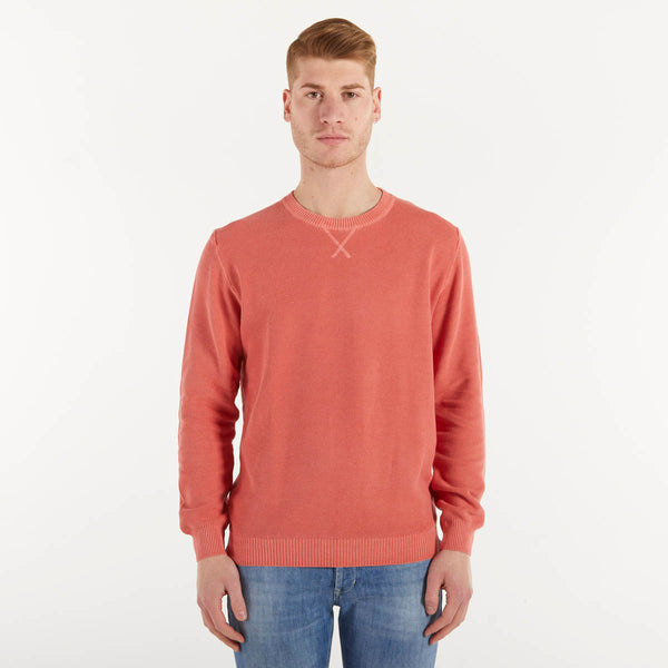 North Sails maglione in cotone organico corallo