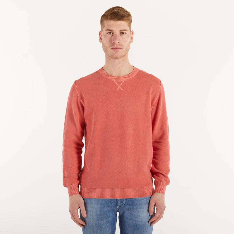 North Sails maglione in cotone organico corallo