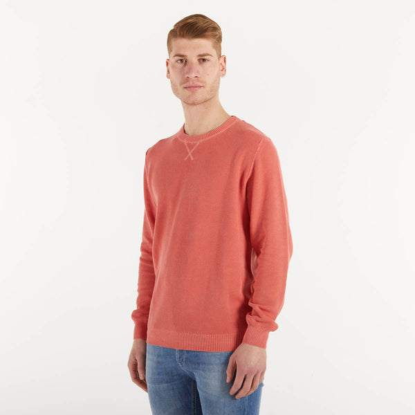 North Sails maglione in cotone organico corallo