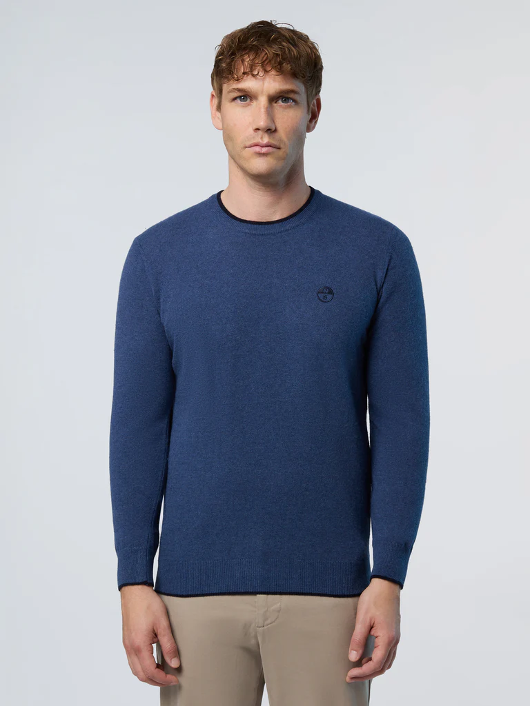 North Sails maglione girocollo blu