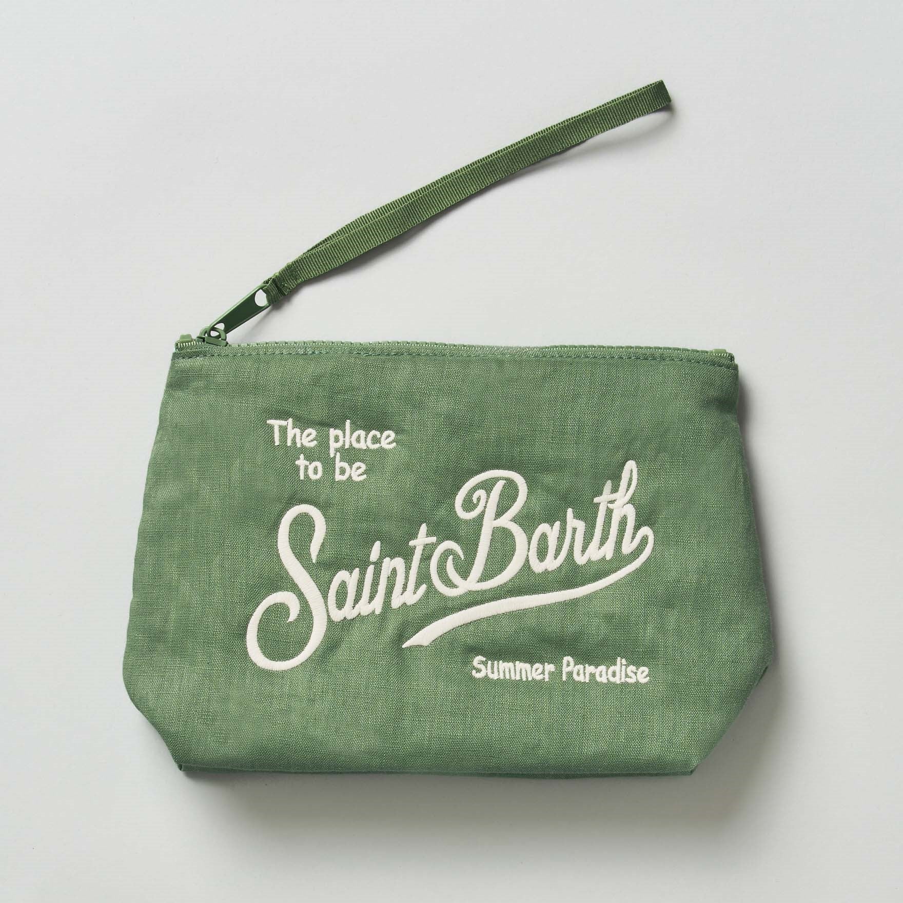 Mc2 Saint Barth pochette Aline soft linen vintage