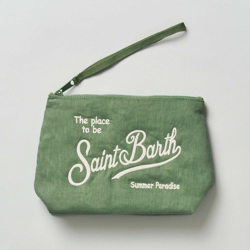 Mc2 Saint Barth pochette Aline soft linen vintage