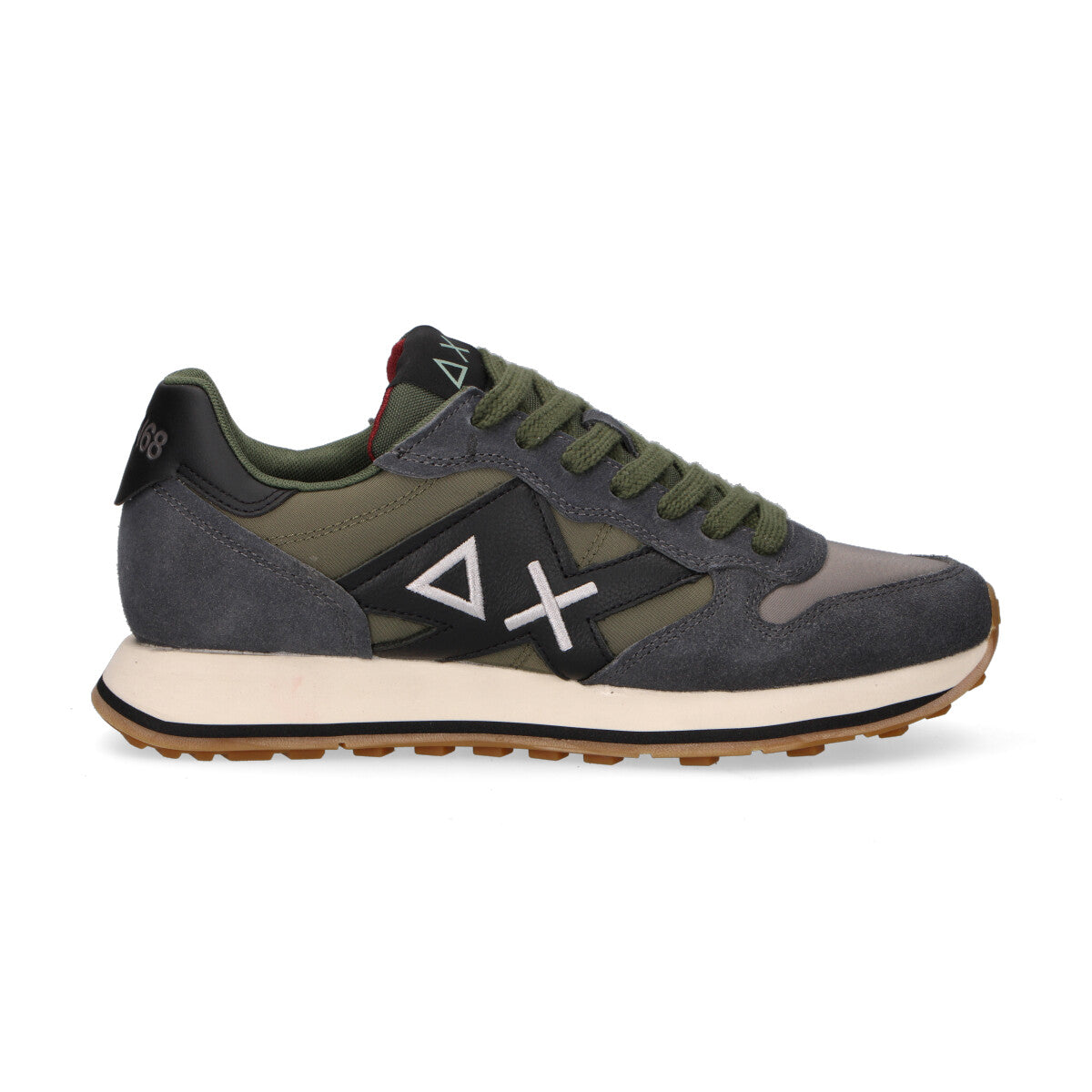 Sun68 sneaker Jaki 2.0 bicolor in camosco grigio