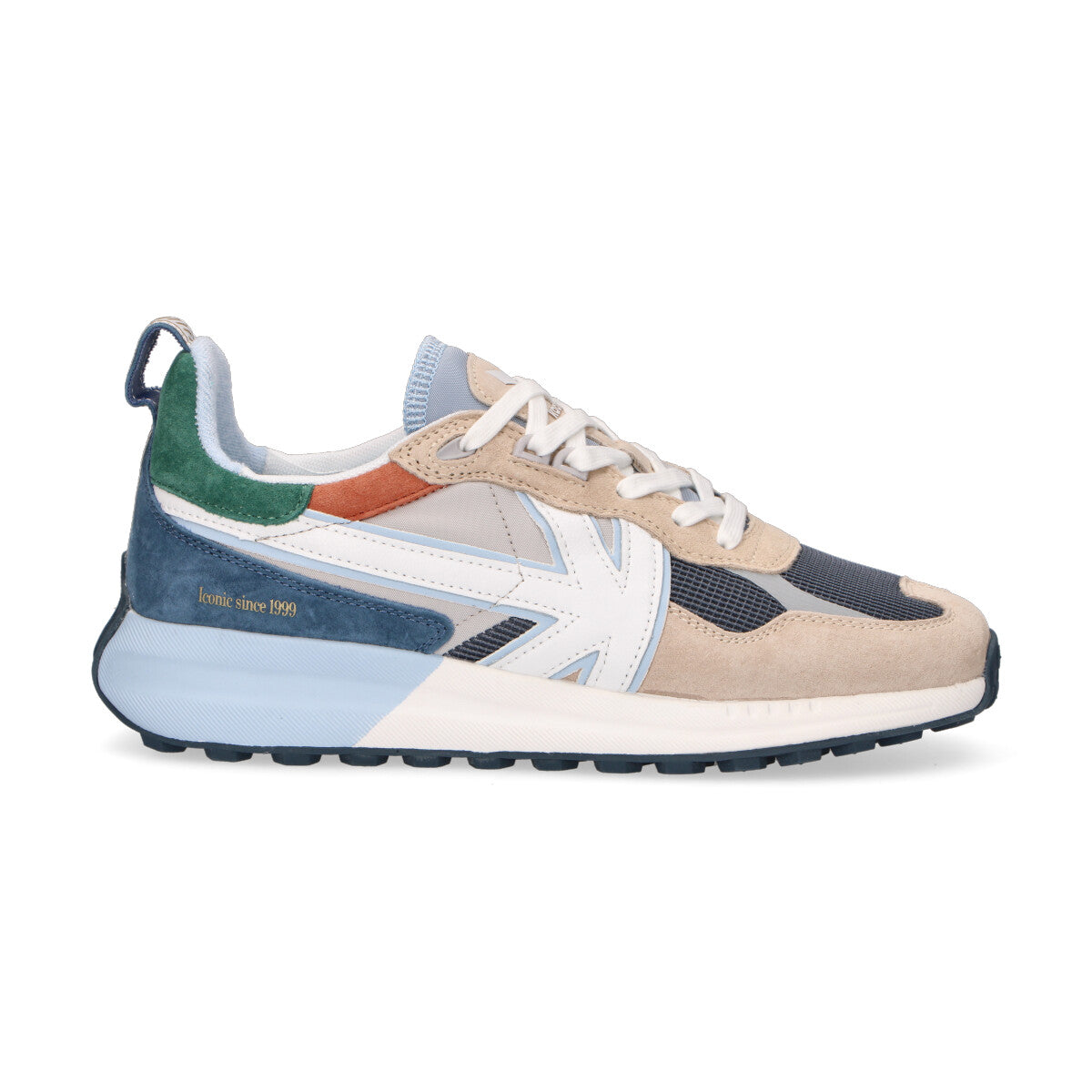 Kaotiko sneaker Vancouver in nylon blu