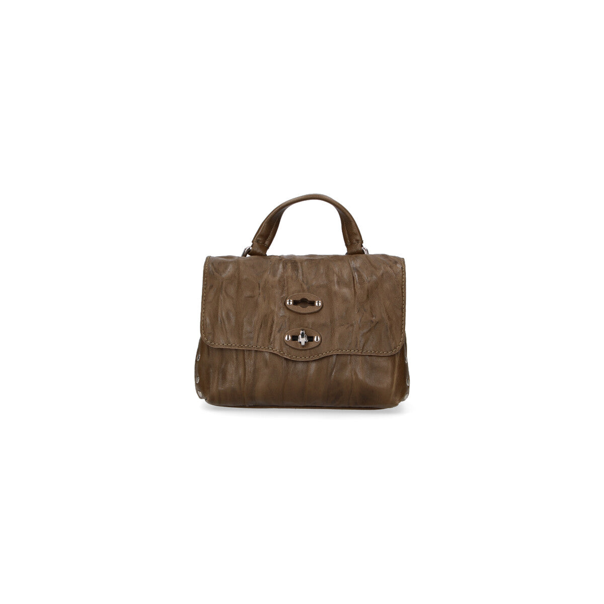 Zanellato borsa Postina baby plissè green cacciatore