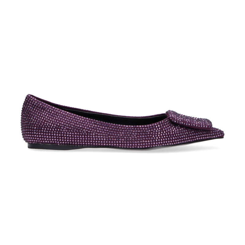 Bibi Lou mocassino strass viola