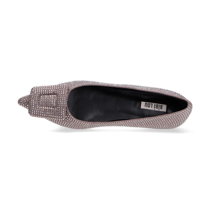 Bibi Lou mocassino strass grigio