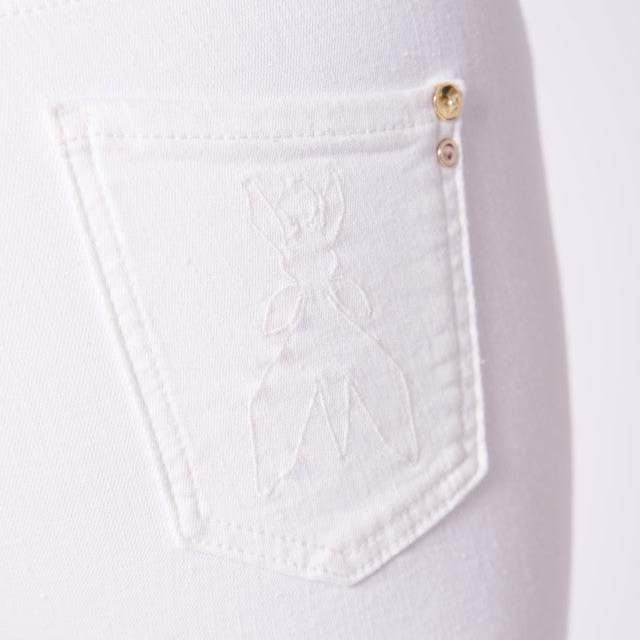 Patrizia Pepe jeans regular bianco