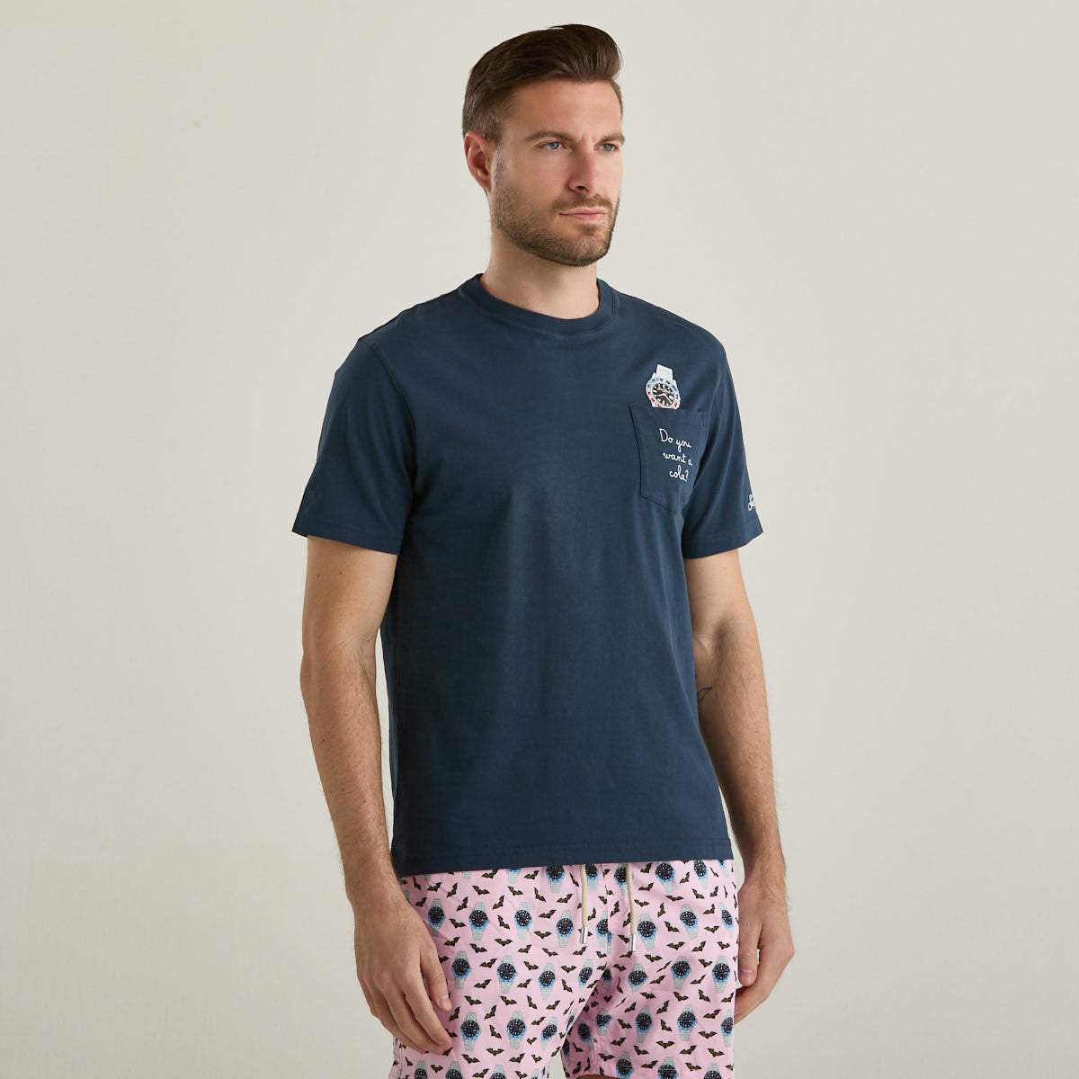 Mc2 Saint Barth t-shirt want a watch blu
