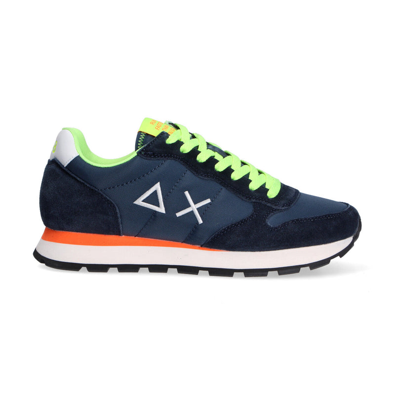 Sun68 sneaker Tom Fluo blu gialla arancio