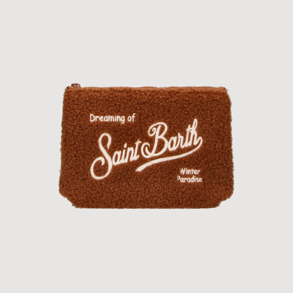 Mc2 Saint Barth pochette Aline teddy marrone