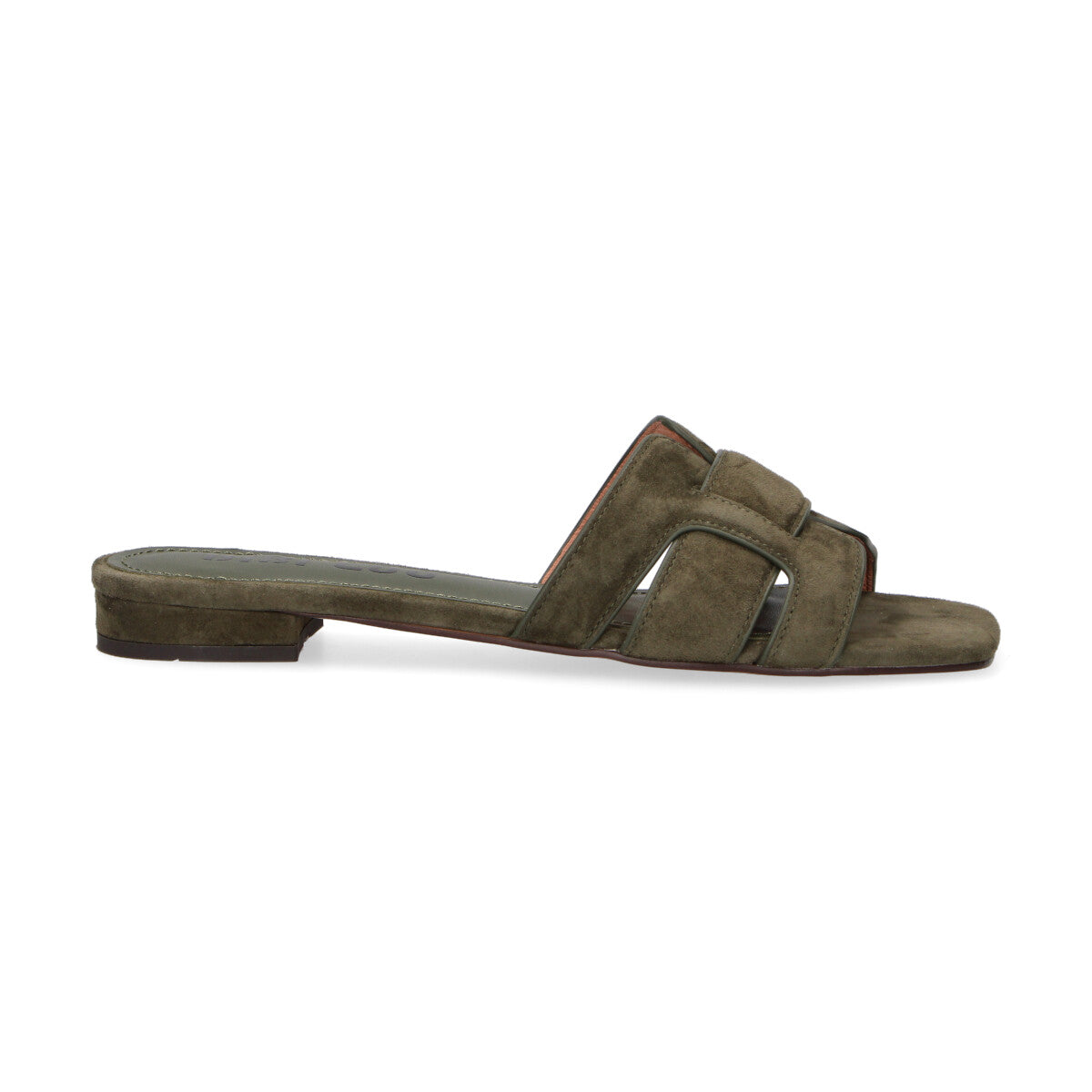 Bibi Lou ciabatta in camoscio verde