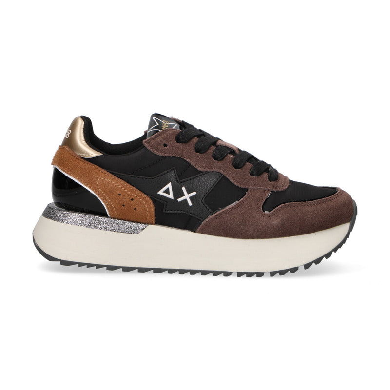 Sun68 sneaker Big Stargirl in nylon nera