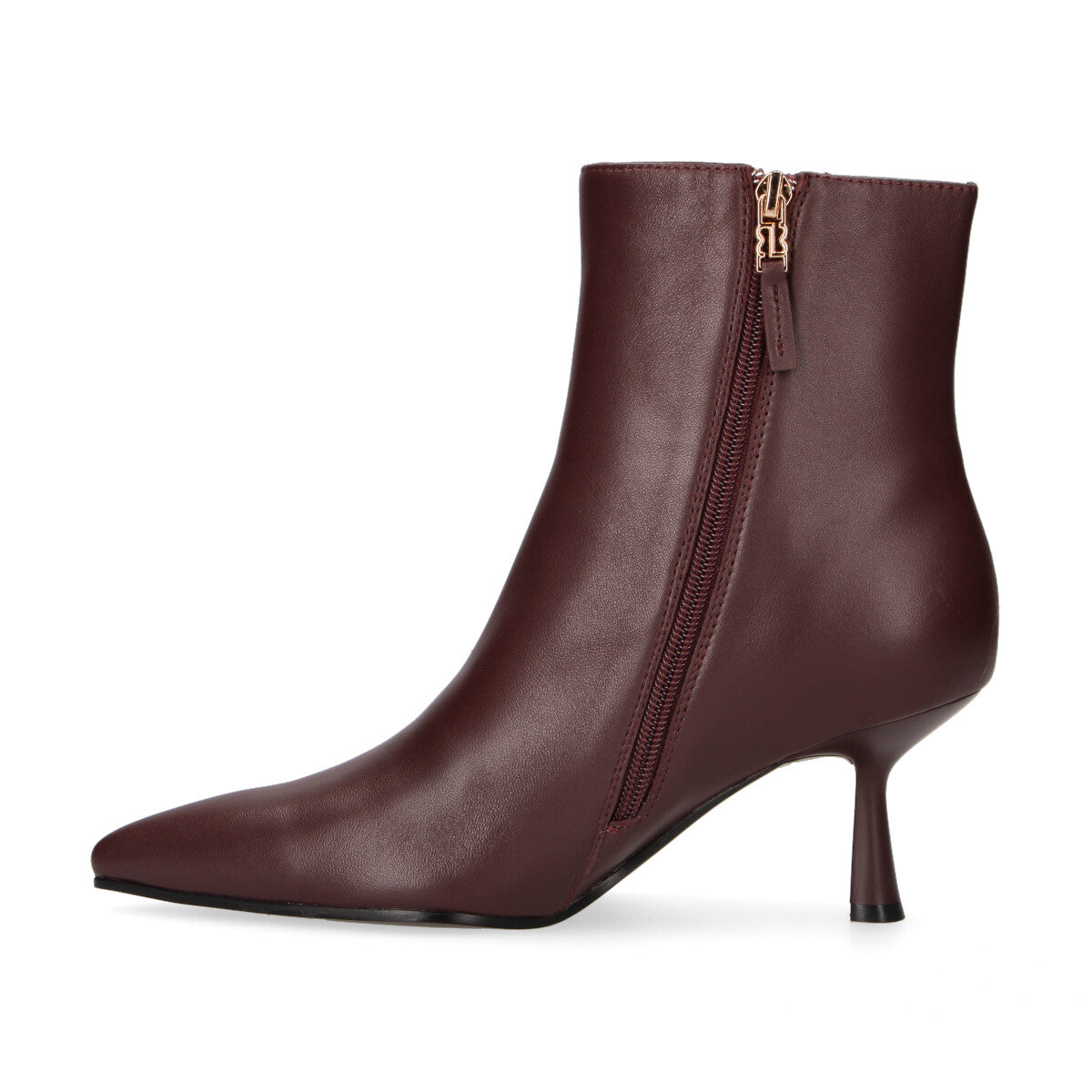 Bibi Lou tronchetto in pelle bordeaux
