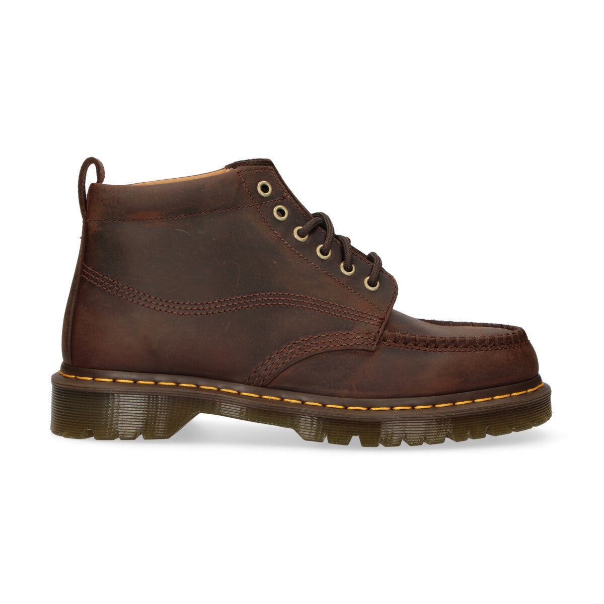 Dr.Martens boots Lowell Chukka in pelle oliata testa di moro