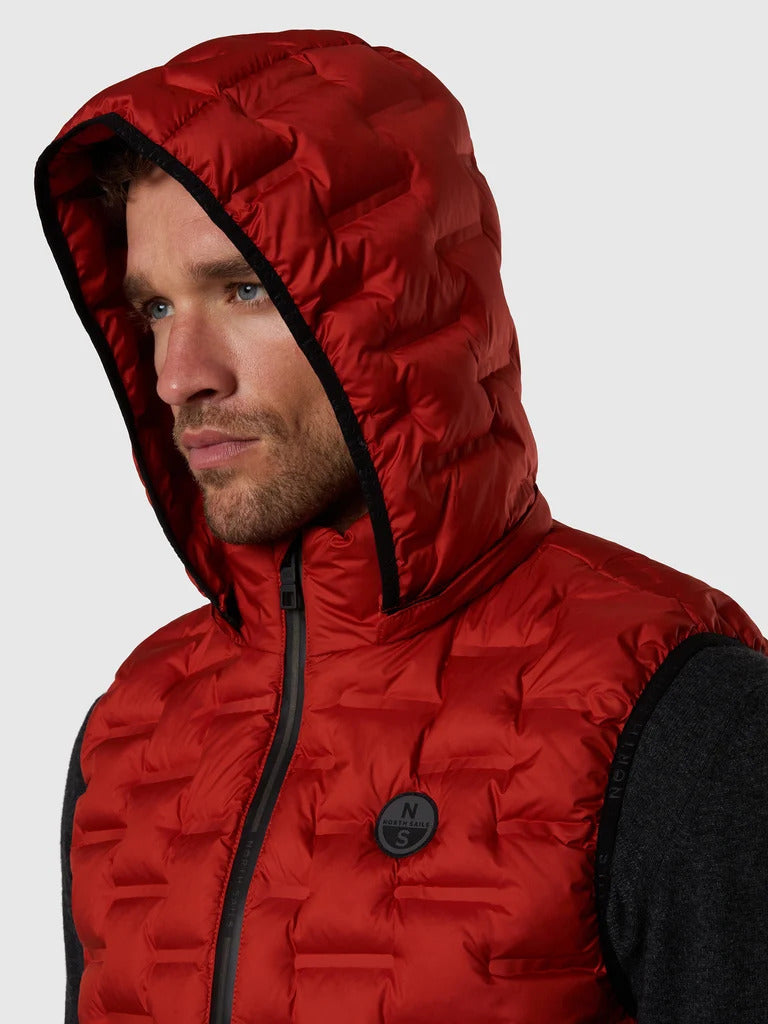 North Sails gilet laser mattone