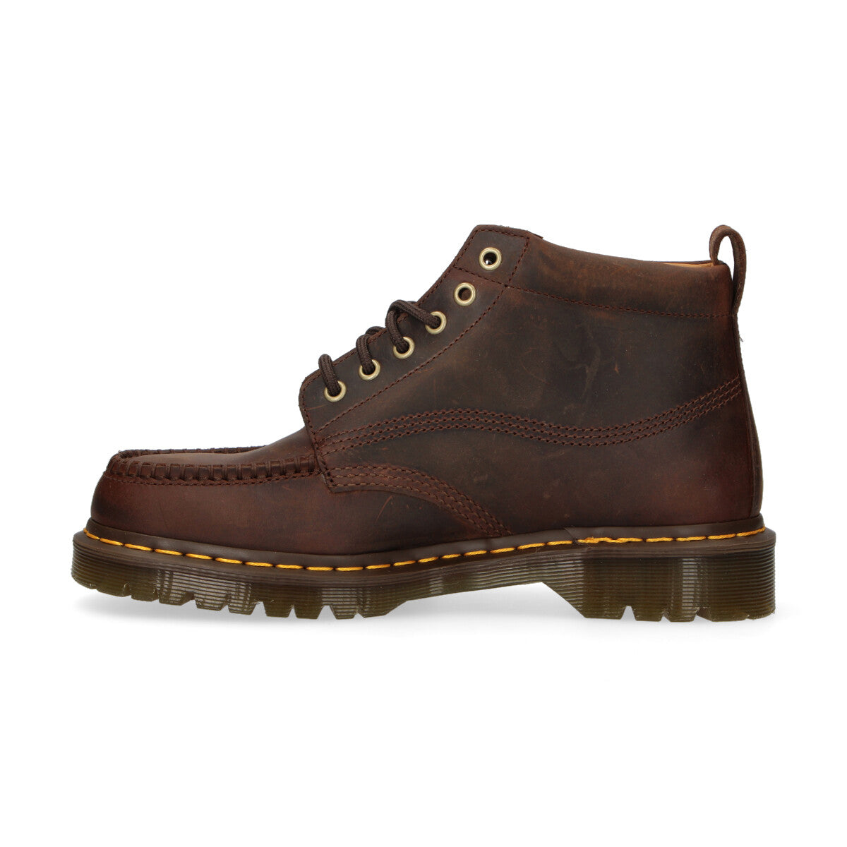 Dr.Martens boots Lowell Chukka in pelle oliata testa di moro