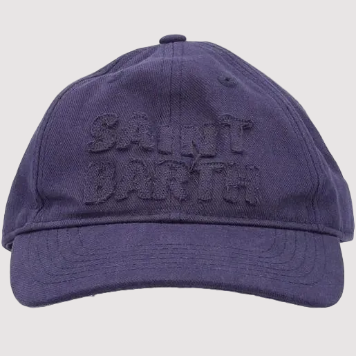 Mc2 Saint Barth cappello con frontino logo patch blu
