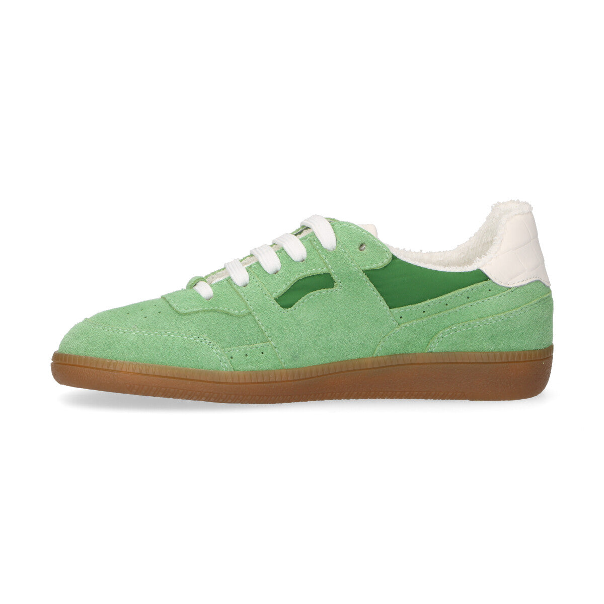 Hide&Jack sneaker in camoscio,nylon e pelle verde