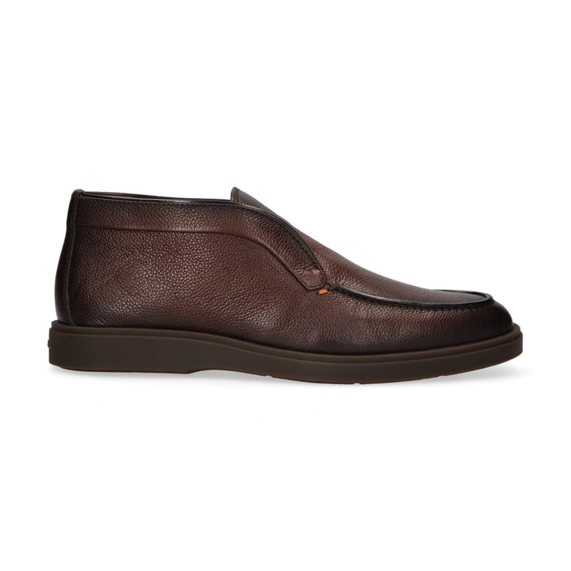 Santoni polacchino Desert in pelle bottalata testa di moro