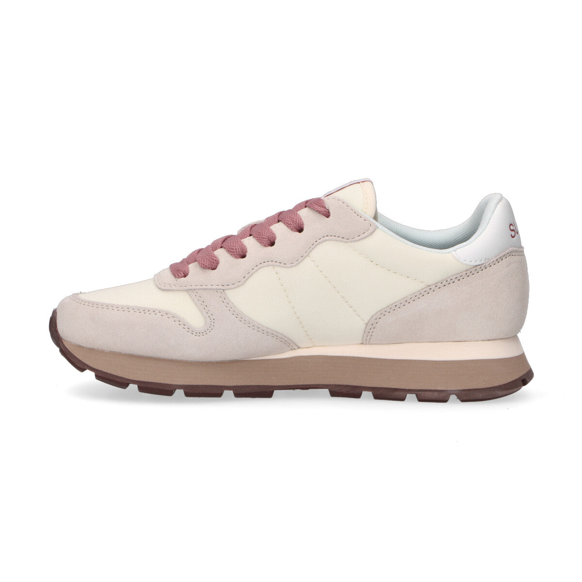 Sun68 sneaker Ally Solid in camoscio bianca