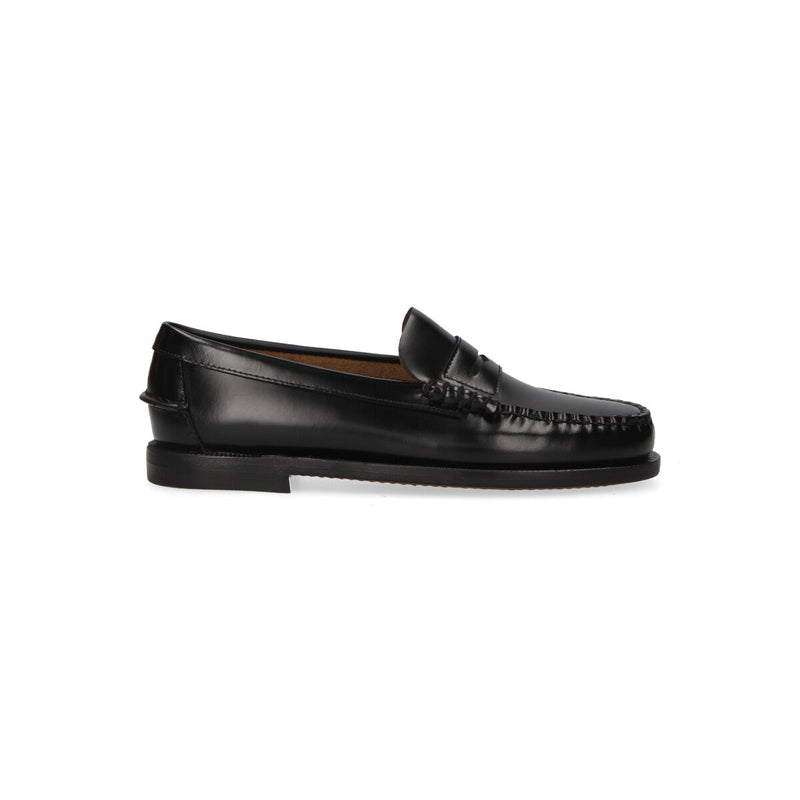 Sebago mocassino in pelle nera