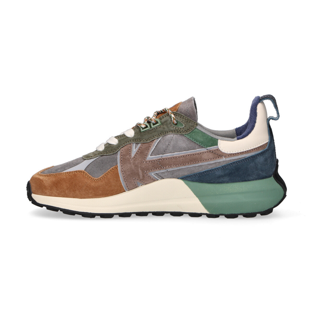 Kaotiko sneaker Vanocuver in camoscio cuoio
