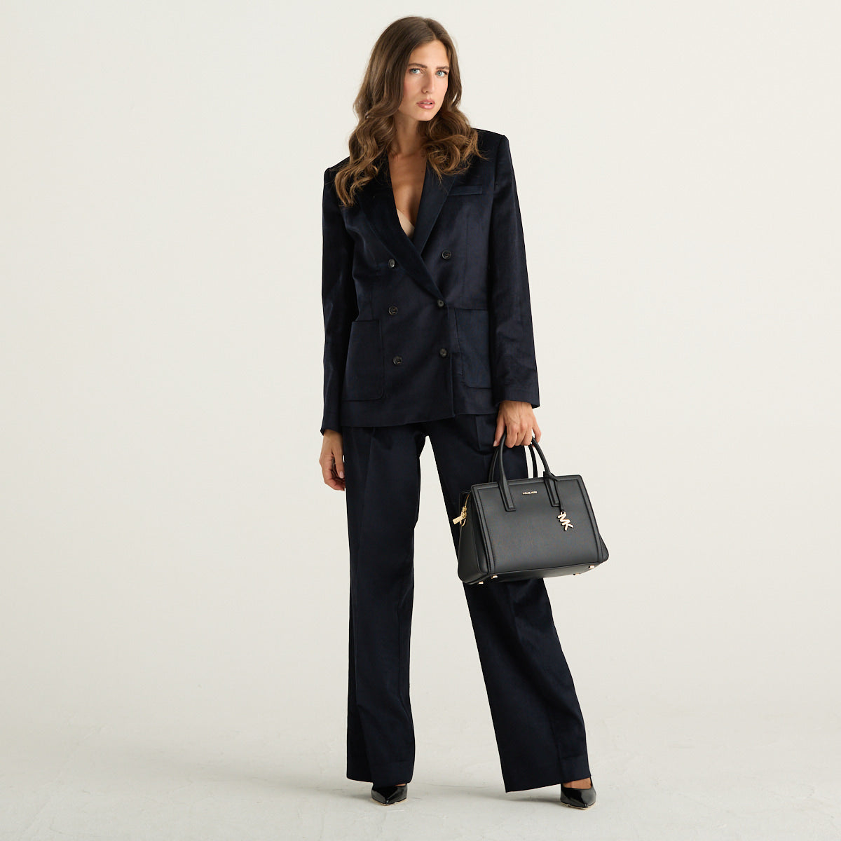 Blazer Doppiopetto Donna Blu Notte Cruna