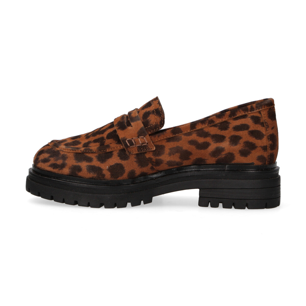 Emanuelle Vee mocassino in camoscio animalier