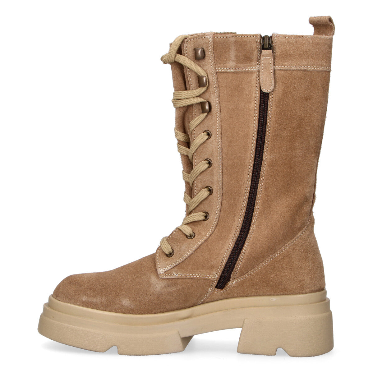 Emanuelle Vee anfibio in camoscio beige