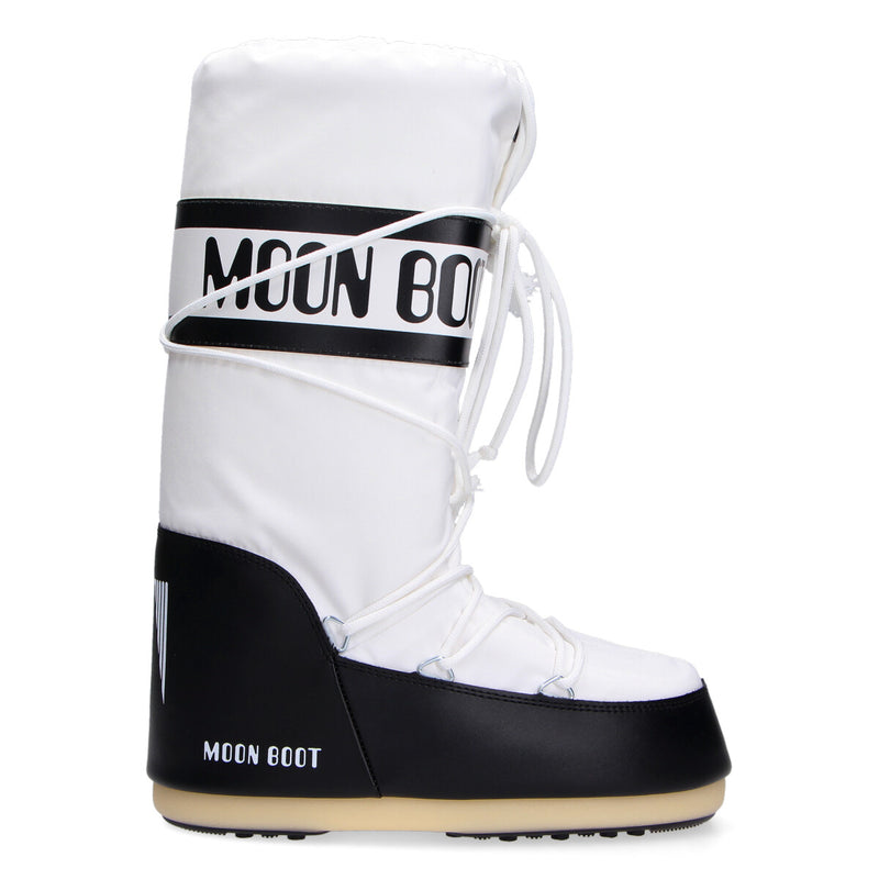 Moon Boot Icon Nylon con Design Colour-Black
