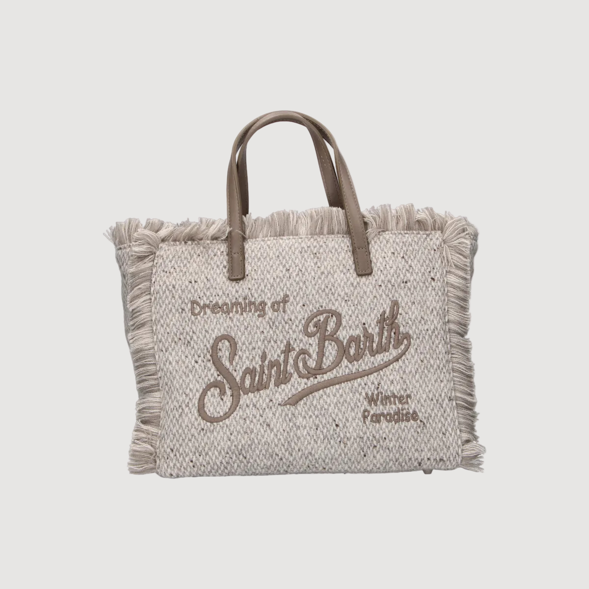 Mc2 Saint Barth borsa Colette wool tortora