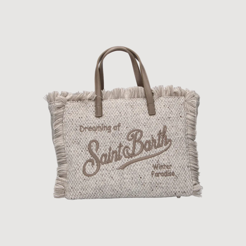 Mc2 Saint Barth borsa Colette wool tortora