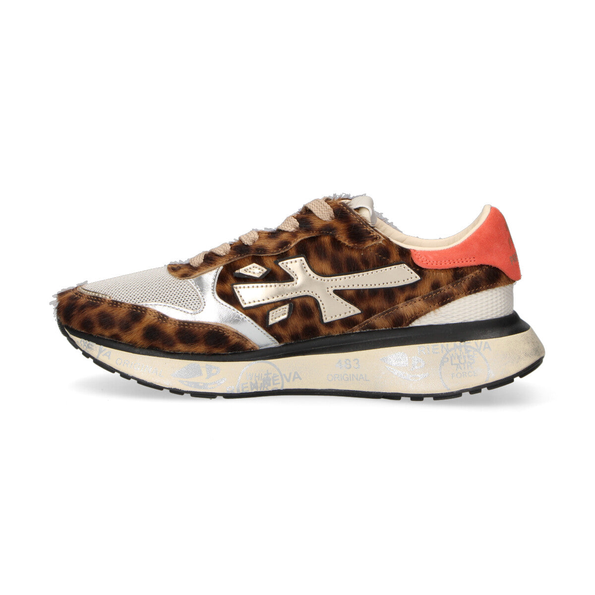 Premiata sneaker Lauryn in cavallino maculato