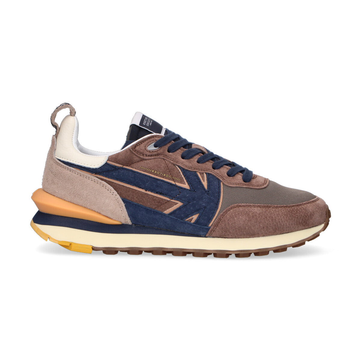 Kaotiko sneaker Nara Vintage camoscio marrone