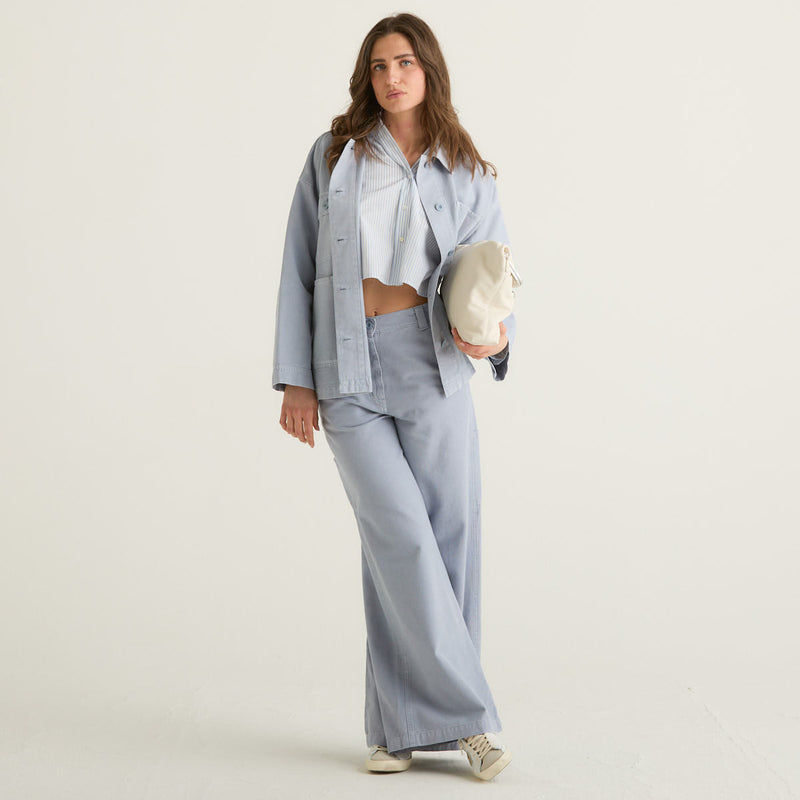 Weekend MaxMara pantalone azzurro