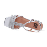Bibi Lou sandali in pelle argento