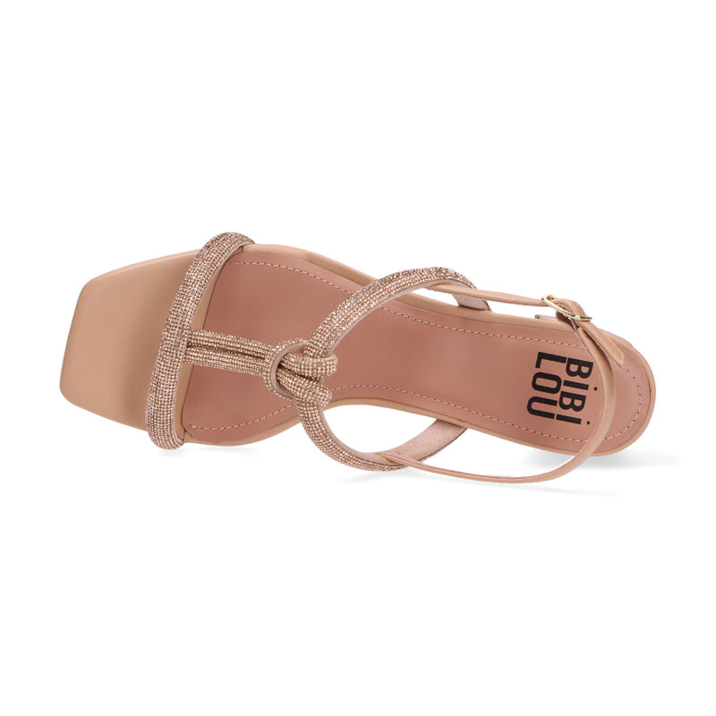 Bibi Lou sandali rosa con strass