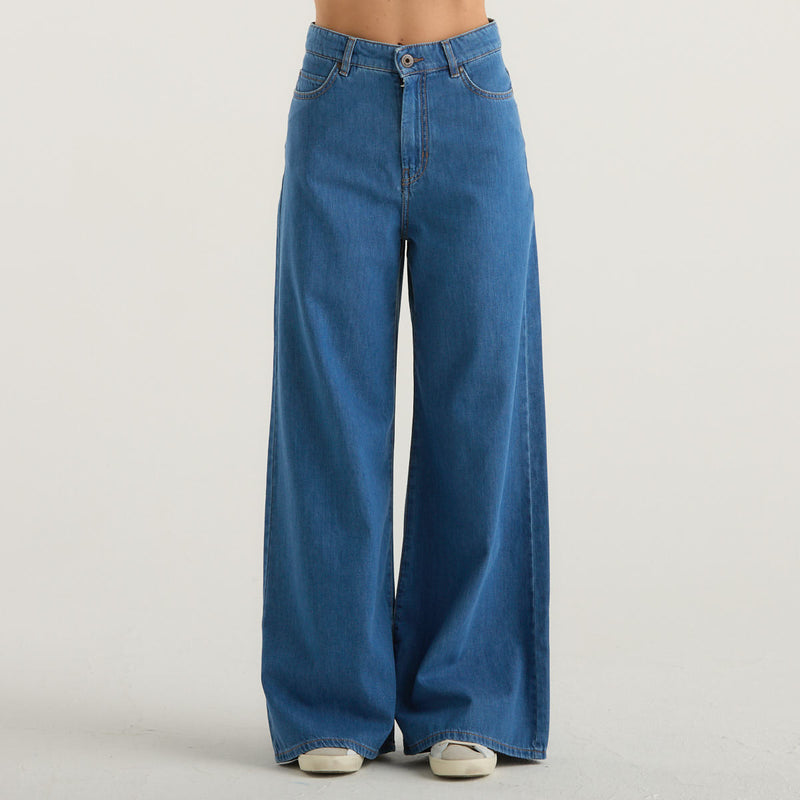 Weekend MaxMara jeans morbido blu chiaro