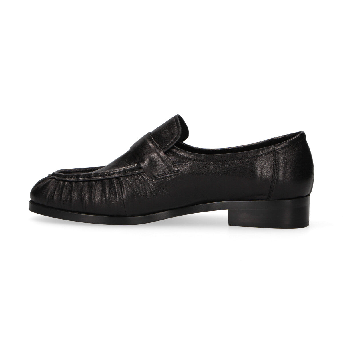 Massimo Santini mocassino Angelica in pelle nera