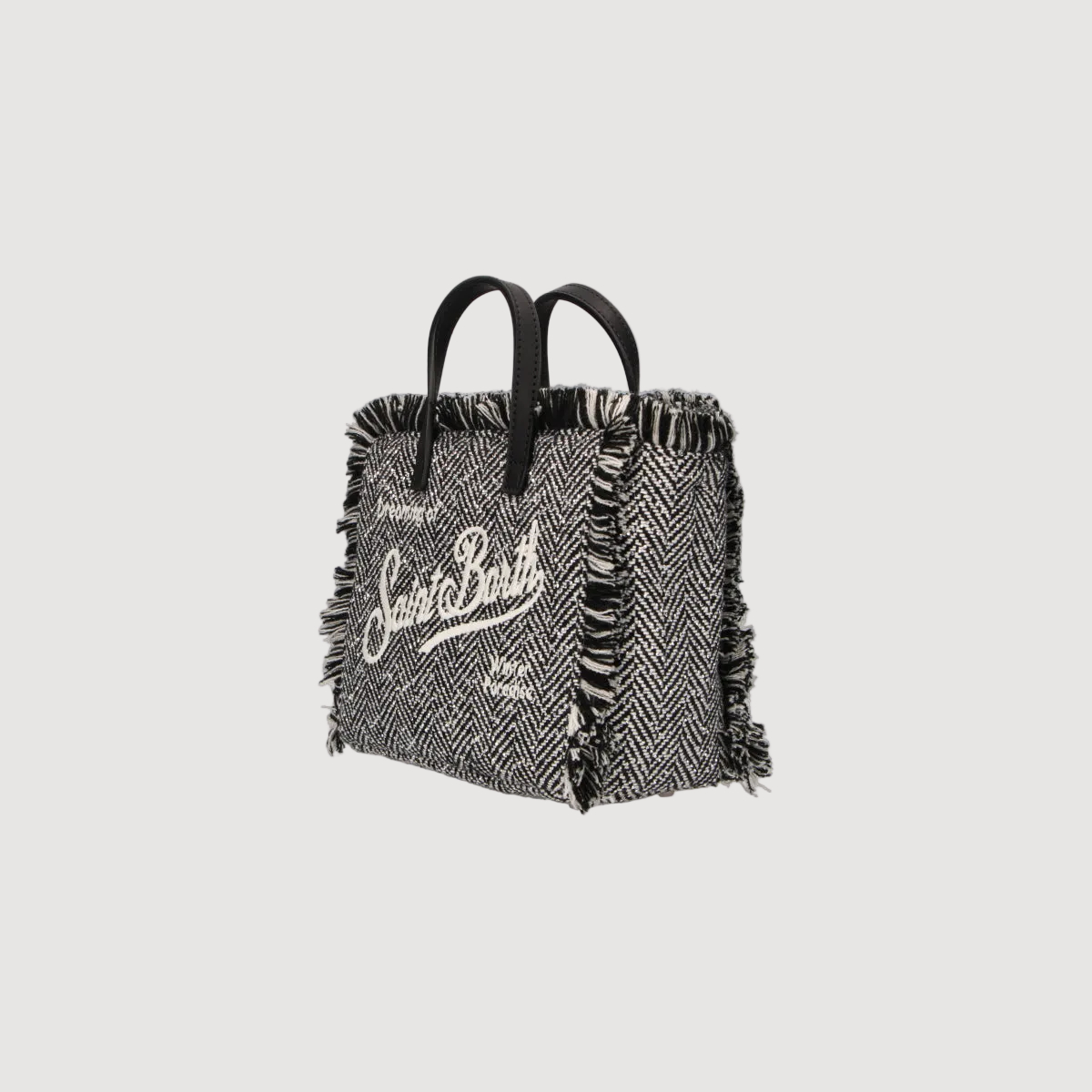Mc2 Saint Barth borsa Vanity Mini Wool Herringbone