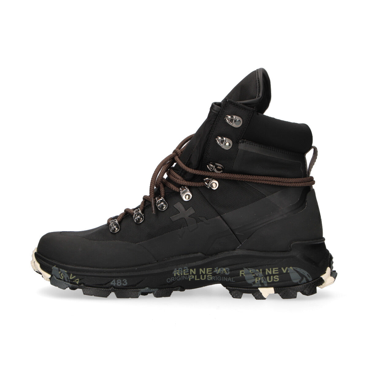 Premiata sneaker Midtreck in nylon nera