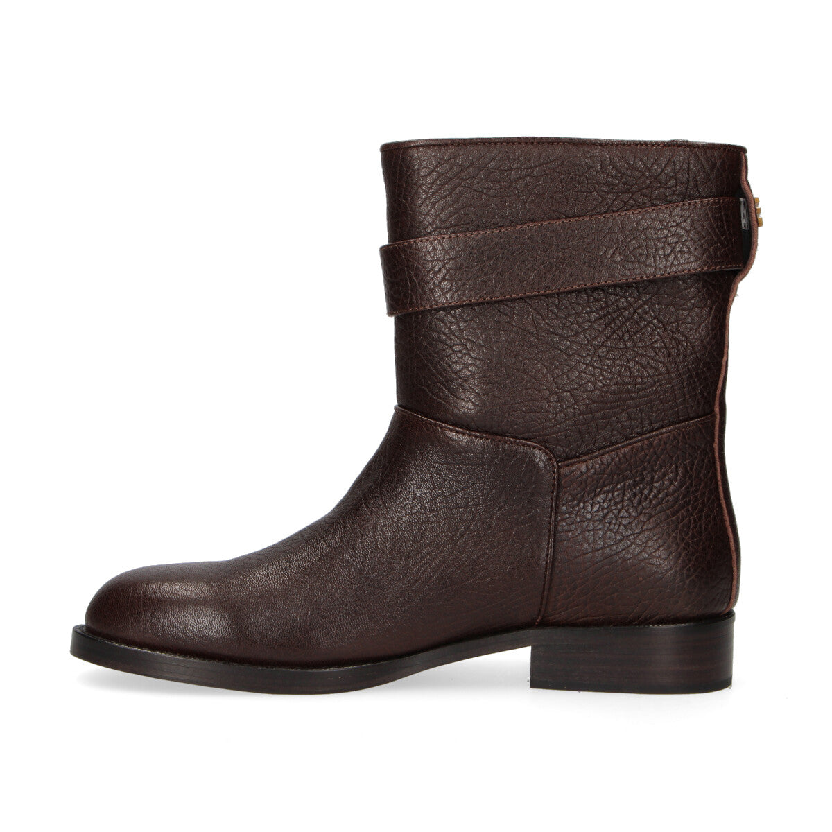 Massimo Santini boots Aliyah con fibbia dorata in pelle tdm