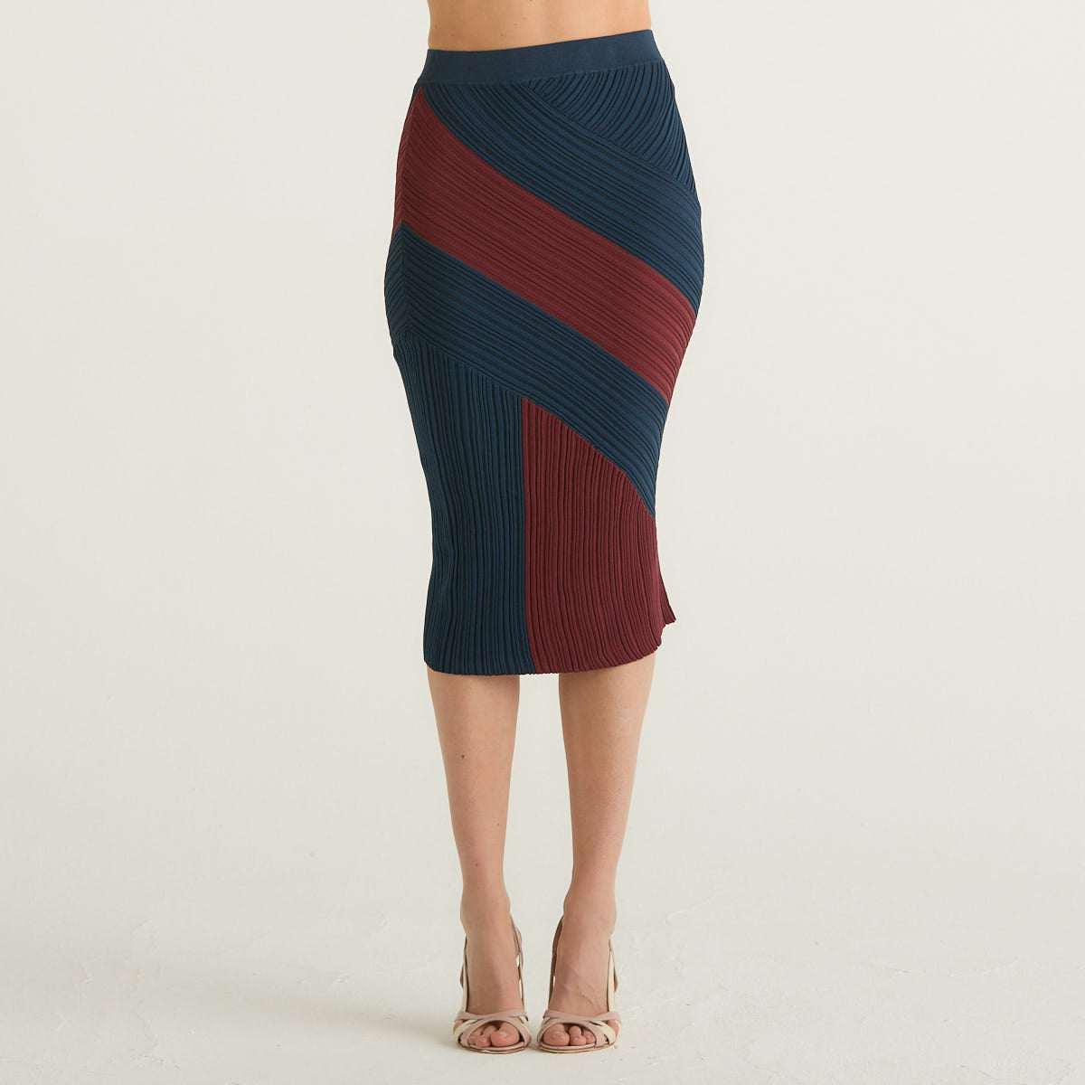 Patrizia Pepe gonna tubino midi a righe