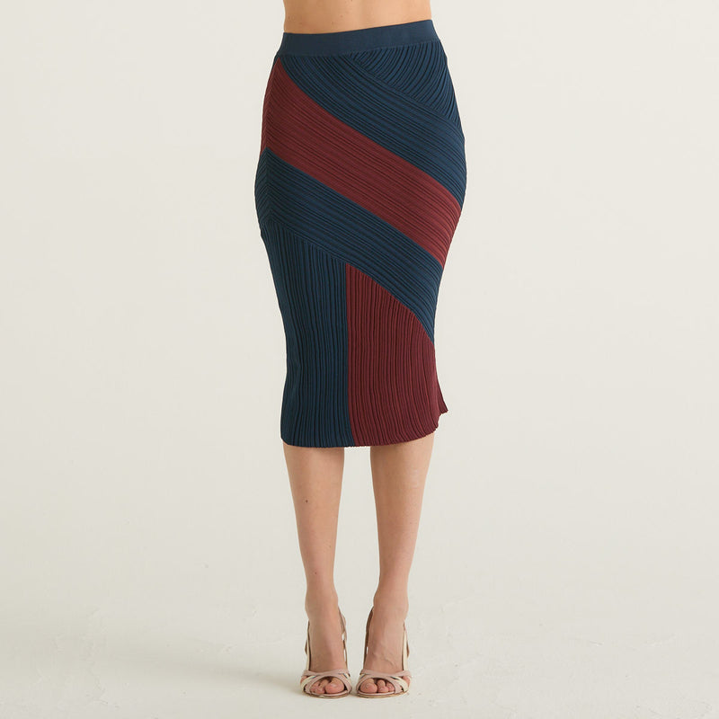 Patrizia Pepe gonna tubino midi a righe