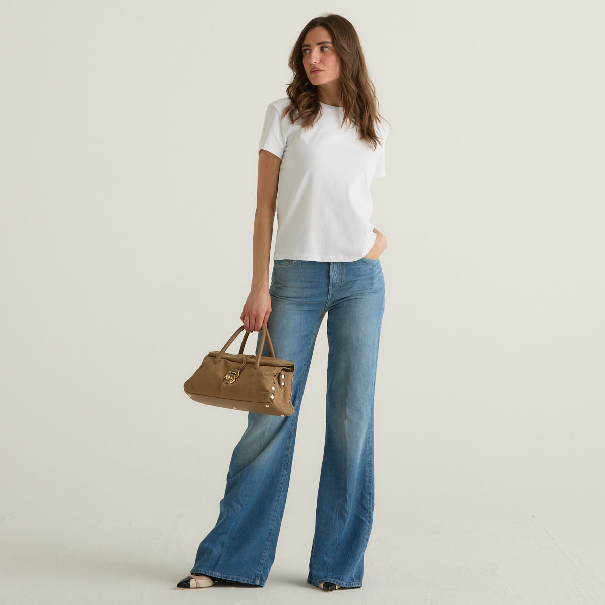 Patrizia Pepe t-shirt bianca con logo