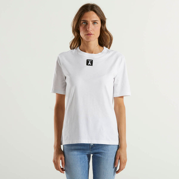 Patrizia Pepe t-shirt small logo bianca